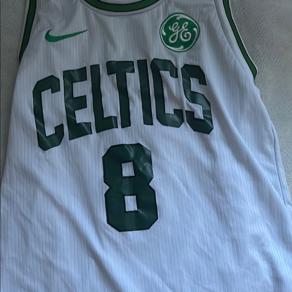 Celtics White and Green Basketball Jersey